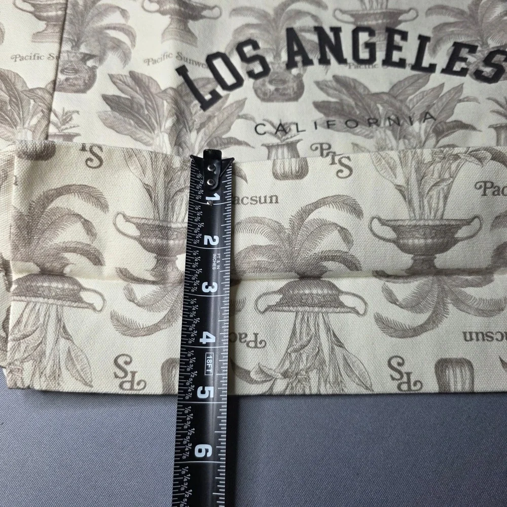 NEW PacSun Reusable Etoile Monogram Print‎ Canvas Tote Bag.